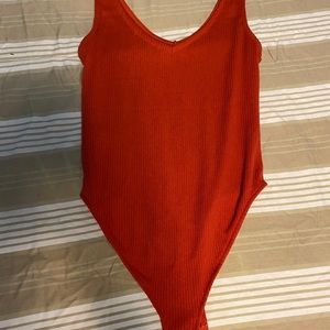 Red bodysuit
